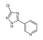 3-(3-chloro-1H-1,2,4-triazol-5-yl)pyridine(SALTDATA: FREE)结构式