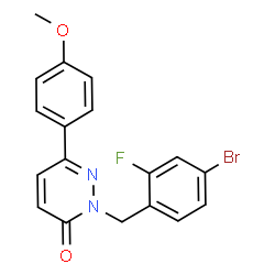 2-(4-bromo-2-fluorobenzyl)-6-(4-methoxyphenyl)pyridazin-3(2H)-one picture