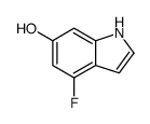 4-fluoro-1H-indol-6-ol结构式