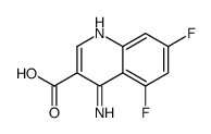 4-amino-5,7-difluoroquinoline-3-carboxylic acid Structure