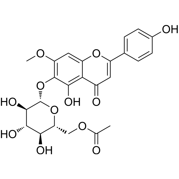 Ladanetin-6-O-β-(6′′-O-acetyl)glucoside picture