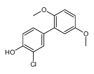 2-chloro-4-(2,5-dimethoxyphenyl)phenol结构式