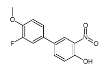 4-(3-fluoro-4-methoxyphenyl)-2-nitrophenol结构式