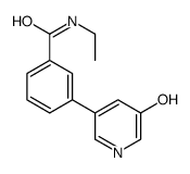 N-ethyl-3-(5-hydroxypyridin-3-yl)benzamide结构式