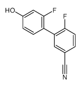 4-fluoro-3-(2-fluoro-4-hydroxyphenyl)benzonitrile结构式
