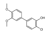 2-chloro-5-(3,4-dimethoxyphenyl)phenol结构式