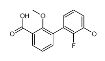 3-(2-fluoro-3-methoxyphenyl)-2-methoxybenzoic acid Structure