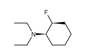 (1R,2S)-N,N-diethyl-2-fluorocyclohexanamine结构式