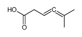 5-methylhexa-3,4-dienoic acid Structure