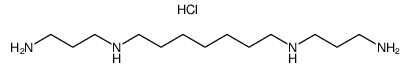 1,5,13,17-tetraazaheptadecane tetrahydrochloride Structure