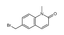 1,2-dihydro-1-methyl-2-oxoquinolin-6-ylmethylbromide Structure