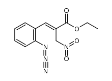 (E)-ethyl 3-(2-azidophenyl)-2-nitromethylpropenoate Structure