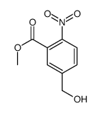 methyl 5-(hydroxymethyl)-2-nitrobenzoate结构式