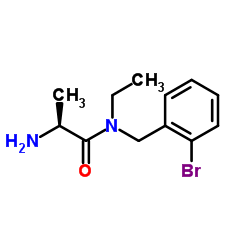 N-(2-Bromobenzyl)-N-ethyl-L-alaninamide Structure