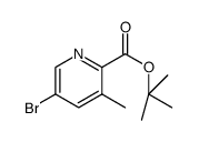 Tert-Butyl 5-Bromo-3-Methylpicolinate Structure