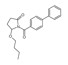 5-butoxy-1-(4-phenylbenzoyl)pyrrolidin-2-one Structure