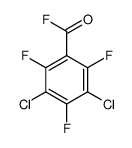 3,5-dichloro-2,4,6-trifluorobenzoyl fluoride Structure