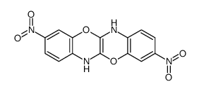 3,9-dinitro-6,12-dihydro-[1,4]benzoxazino[3,2-b][1,4]benzoxazine Structure