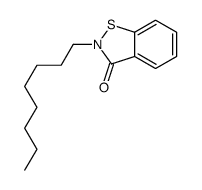 2-octyl-1,2-benzothiazol-3-one结构式