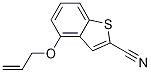 4-(allyloxy)benzo[b]thiophene-2-carbonitrile结构式