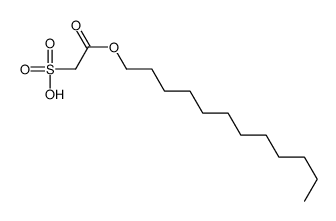 2-dodecoxy-2-oxoethanesulfonic acid Structure