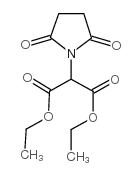 Propanedioic acid, (2,5-dioxo-1-pyrrolidinyl)-, diethyl ester structure