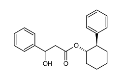 (1S,2R)-2-phenylcyclohexyl 3-hydroxy-3-phenylpropanoate结构式