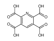 pyridine-2,3,5,6-tetracarboxylic acid Structure