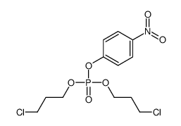 Bis(3-chloropropyl) p-nitrophenyl phosphate structure