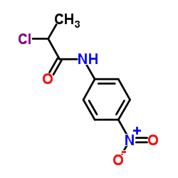 2-Chloro-N-(4-nitrophenyl)propanamide结构式