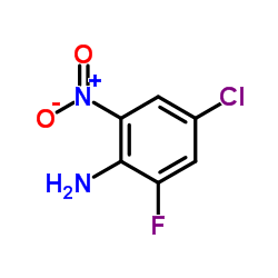 4-Chloro-2-fluoro-6-nitroaniline结构式