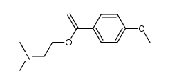 2-((1-(4-methoxyphenyl)vinyl)oxy)-N,N-dimethylethanamine Structure