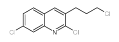 2-CHLORO-3-(3-CHLOROPROPYL)-7-CHLOROQUINOLINE结构式