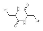 2,5-Piperazinedione,3,6-bis(hydroxymethyl)-, trans- (8CI,9CI) Structure