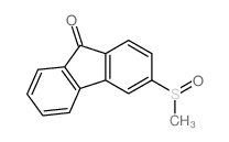 9H-Fluoren-9-one,3-(methylsulfinyl)-结构式