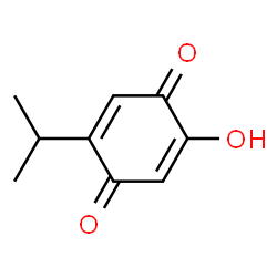 2,5-Cyclohexadiene-1,4-dione,2-hydroxy-5-(1-methylethyl)-(9CI) Structure