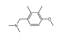 Dimethyl-(4-methoxy-2.3-dimethyl-benzyl)-amin Structure