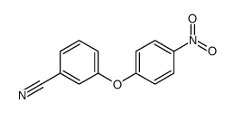 3-(4-nitrophenoxy)benzonitrile结构式