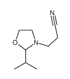3-Oxazolidinepropanenitrile,2-(1-methylethyl)-(9CI) structure