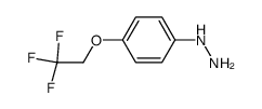 4-(2,2,2-trifluoroethoxy)phenylhydrazine结构式