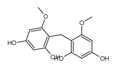 bis(2,4-dihydroxy-6-methoxyphenyl)methane Structure