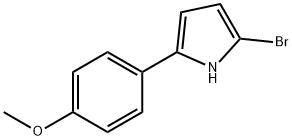 2-Bromo-5-(4-methoxyphenyl)-1H-pyrrole结构式