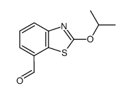 7-Benzothiazolecarboxaldehyde,2-(1-methylethoxy)-(9CI) structure