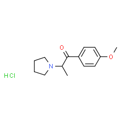 4-methoxy-α-Pyrrolidinopropiophenone (hydrochloride)结构式