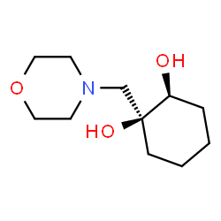 1,2-Cyclohexanediol, 1-(4-morpholinylmethyl)-, cis- (9CI) Structure