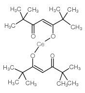 Cerium(IV) tetramethylheptanedionate structure