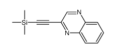 trimethyl(2-quinoxalin-2-ylethynyl)silane Structure