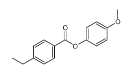 (4-methoxyphenyl) 4-ethylbenzoate结构式