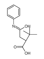(2R)-2-(2-anilino-2-oxoethyl)-3,3-dimethylbutanoic acid Structure