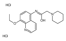 N-(8-ethoxyquinolin-5-yl)-2-piperidin-1-ylacetamide,dihydrochloride结构式
